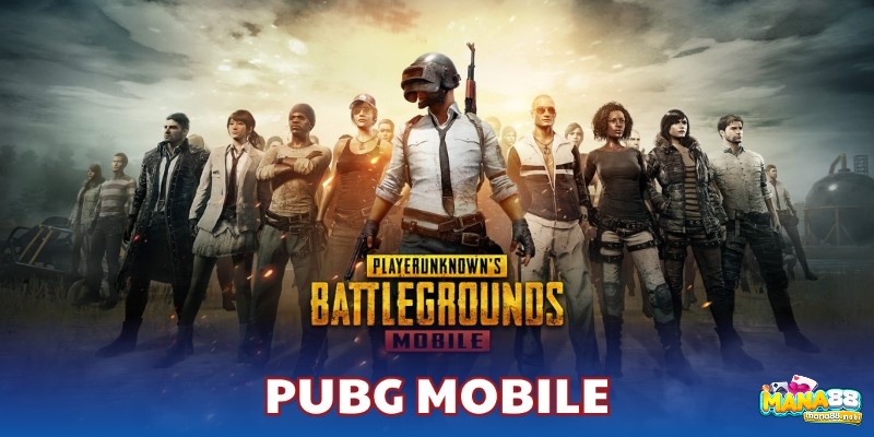 PUBG Mobile: Game battle royale sinh tồn, nơi người chơi chiến đấu trên bản đồ rộng lớn với vũ khí đa dạng.