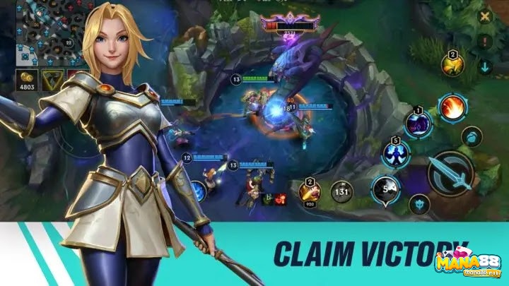 League of Legends: Wild Rift: MOBA di động, mang đến trận chiến chiến thuật 5v5 nhanh chóng và đa dạng tướng.