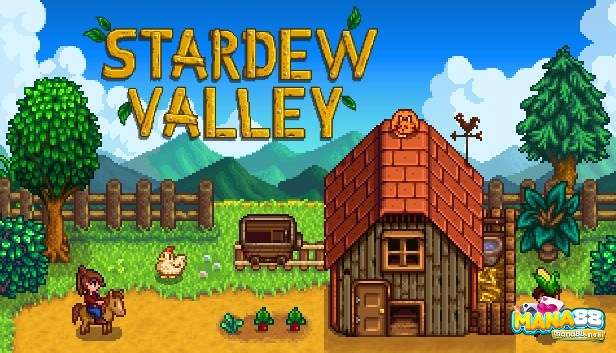 Stardew Valley cho phép người chơi trồng trọt, nuôi động vật và xây dựng mối quan hệ với cư dân làng.