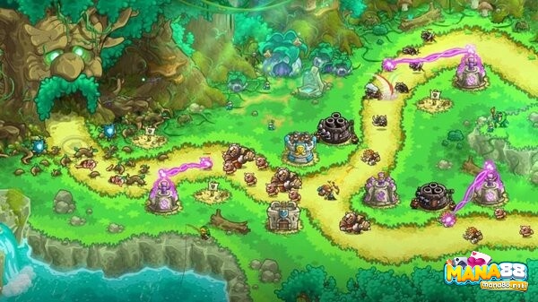 Rất nhiều kẻ thù đang chờ bạn trong Kingdom Rush