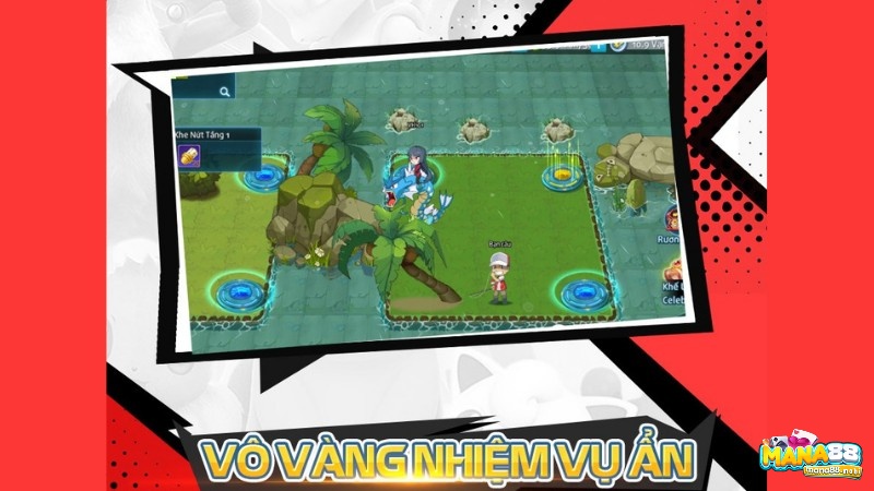 Nhiệm vụ trong Game Bảo Bối Đại Chiến rất đa dạng