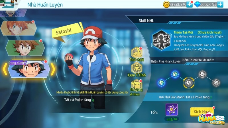 Đồ họa của Game Bảo Bối Đại Chiến nổi bật với phong cách anime sắc nét