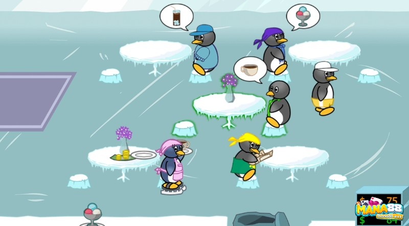 Nếu bạn yêu thích nấu ăn, hãy thử ngay game Penguin Diner