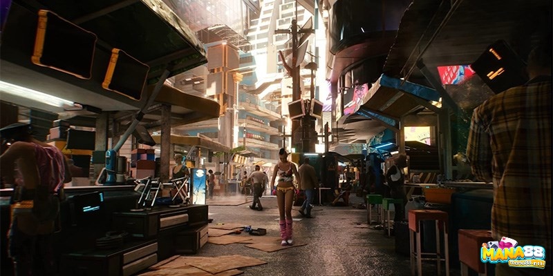 Cyberpunk 2077 có hệ thống giao dịch cho phép bạn mua bán vũ khí cũng như các trang thiết bị khác