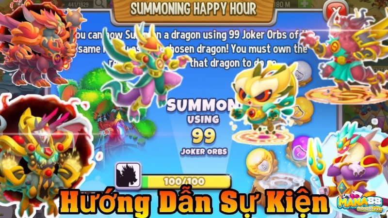 Sự kiện giúp bạn nhận quà và rồng quý