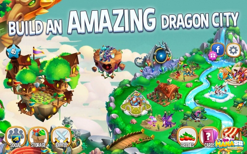Dragon City dành cho fan mô phỏng và chiến thuật