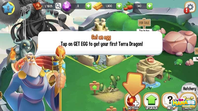 Âm thanh Dragon City nhẹ nhàng