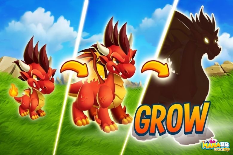 Rồng hiếm trong Dragon City mạnh và quý giá hơn