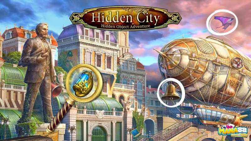 Tìm kiếm manh mối để khám phá những bí mật của thành phố ma ám trong Hidden City