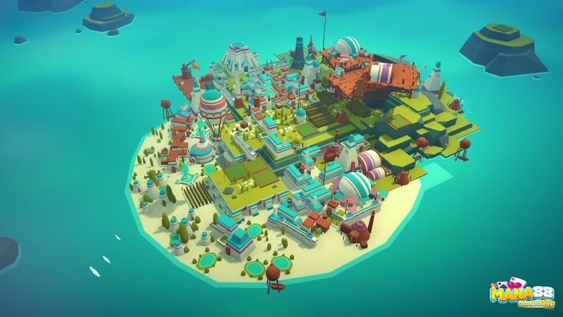 Âm thanh trong game Islanders được thiết kế một cách tinh tế và tối giản