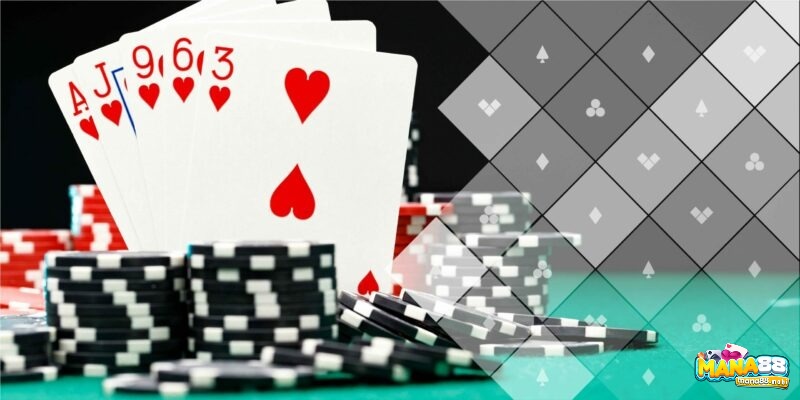Tổ hợp lá bài Thùng chất cơ trong poker