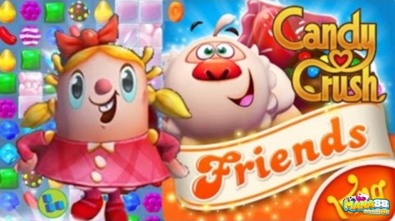 Các nhân vật đồng hành trong Candy Crush Friends Saga được thiết kế dễ thương