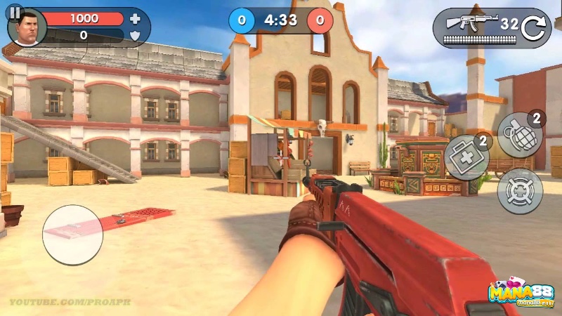 Guns of Boom mang đến trải nghiệm FPS vui nhộn, mượt mà ngay cả trên iPhone 7.