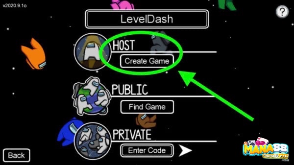 Người chơi Among Us dùng room code để mời bạn bè tham gia phòng và cùng trải nghiệm game