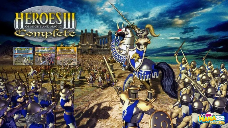 Heroes of Might and Magic III - Phiêu lưu, chiêu mộ sinh vật huyền thoại, quản lý thành trì và chiến đấu theo lượt trên bản đồ lục giác