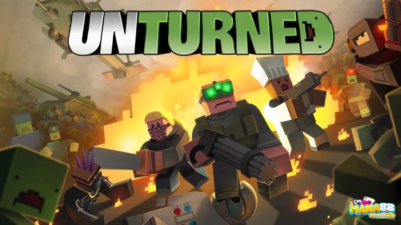 Unturned tái hiện cuộc chiến sinh tồn chống zombie với đồ họa vuông độc đáo