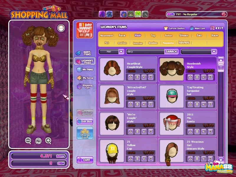 Hệ thống thời trang trong Audition giúp game thủ tự do thể hiện cá tính và phong cách riêng
