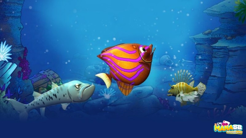 Feeding Frenzy – cơ chế ăn-lớn gây nghiện với màn chơi tươi mới và nhịp tiến hóa sướng tay