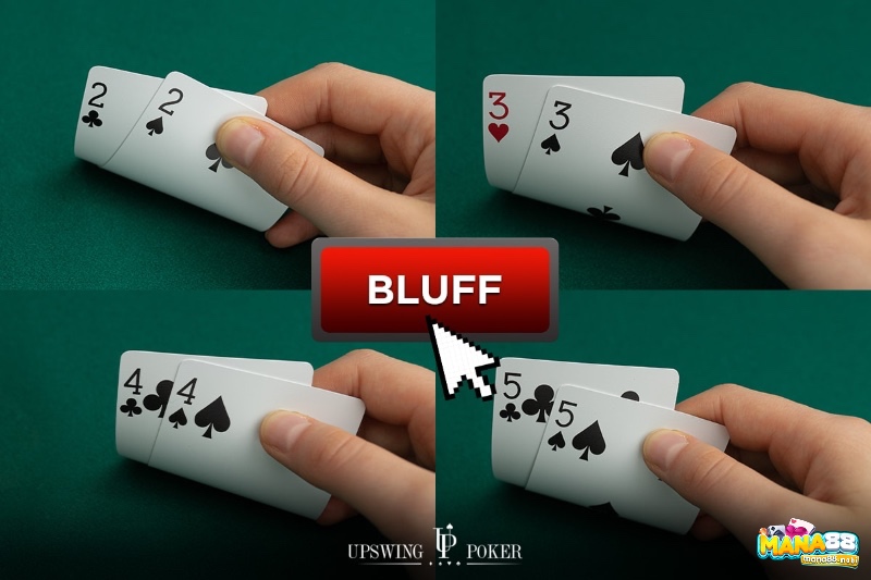 Bluff hiệu quả tạo áp lực và buộc đối thủ đưa ra quyết định khó khăn.