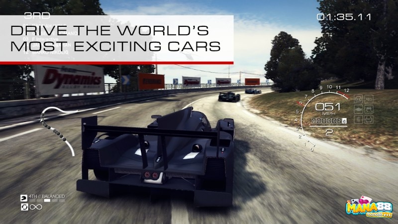 Grid Autosport cho phép trải nghiệm đua xe chuẩn console trên Android.