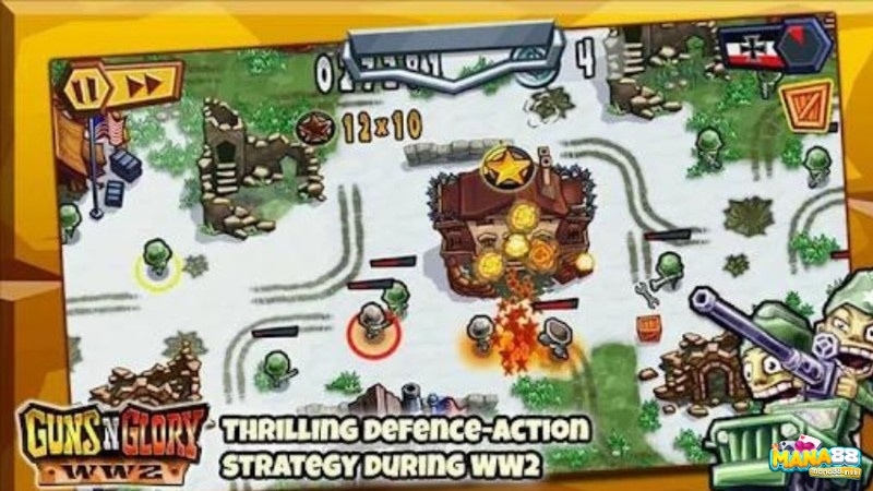 Guns n Glory WW2 vừa đủ vui nhộn vừa mang lại không khí chiến trận căng thẳng