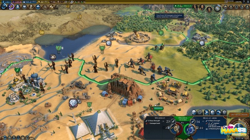 Civilization VI nổi tiếng vì chiều sâu khủng khiếp nhưng vẫn giữ được nhịp chơi cuốn hút trên màn hình cảm ứng
