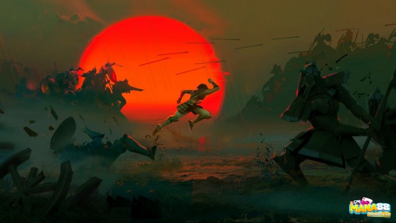 Phong cách đồ họa 2.5D giàu màu sắc kết hợp văn hóa Ba Tư cổ đại đầy cuốn hút.