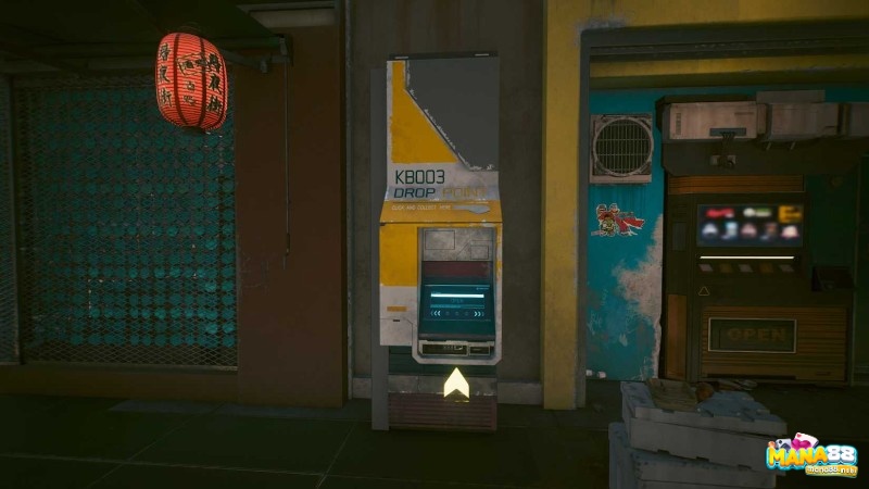 Điểm bán đồ trong Cyberpunk 2077 nơi người chơi đổi phế liệu lấy Eddies