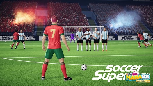 Soccer Super Star là một tựa game đa banh hay trên iOS thu hút bởi lối chơi đơn giản