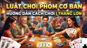 Luật chơi Phỏm cơ bản – Hướng dẫn cách chơi Phỏm dễ hiểu