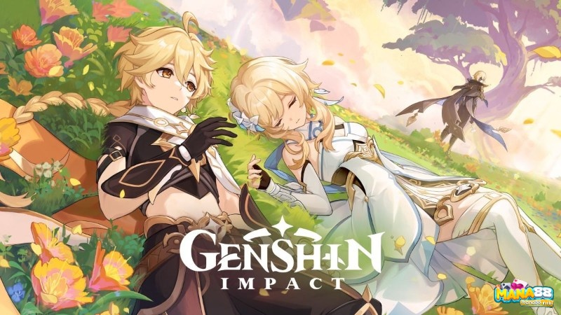 Genshin Impact với thế giới Teyvat rộng lớn, đồ họa anime và lối chơi nhập vai phiêu lưu