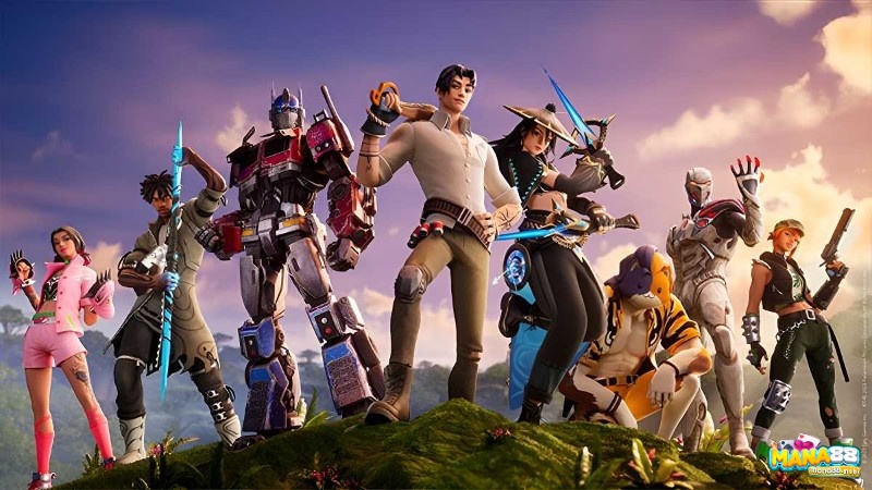 Fortnite với lối chơi bắn súng kết hợp xây dựng, hình ảnh nổi bật và nhiều sự kiện mới
