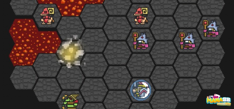 Hoplite là game mobile nhập vai đánh theo lượt tối giản và giàu tính chiến thuật