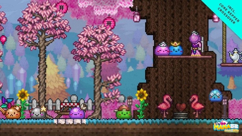 Terraria gây nghiện nhờ thế giới rộng, chế tạo sâu và rất nhiều boss để chinh phục