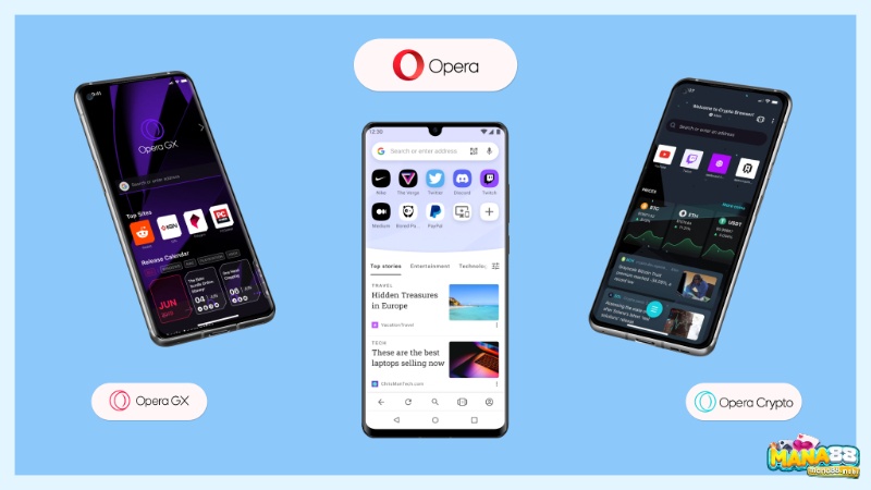 Opera App Store kho tải game iOS và Android