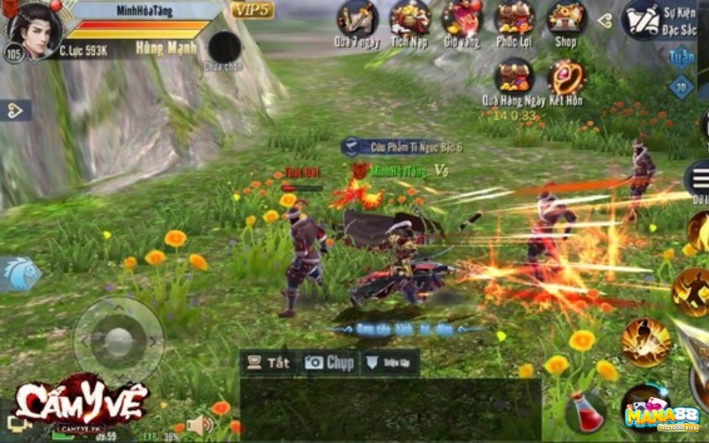 Hoạt động PvP toàn máy chủ trong Cẩm Y Vệ Mobile