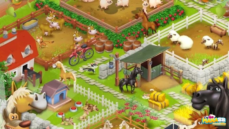 Phong cách hoạt hình tươi sáng giúp nông trại Hay Day trở nên thân thiện và dễ ghi nhớ