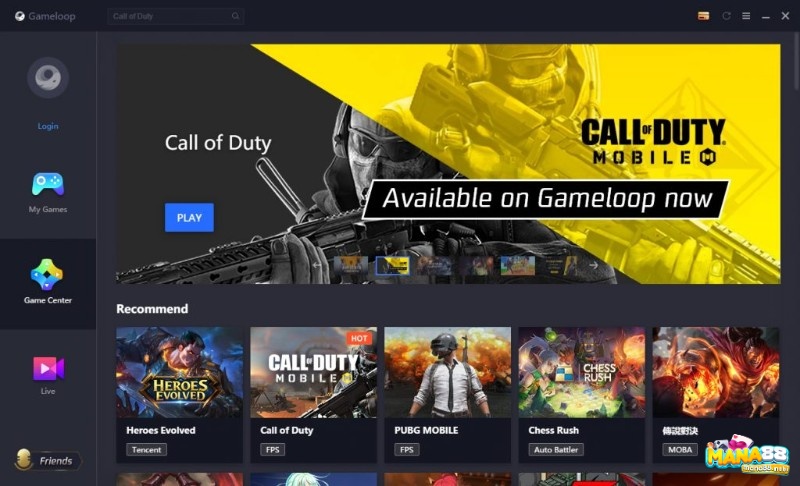 GameLoop - giả lập chuyên game với bộ phím tối ưu cho nhiều trò bắn súng