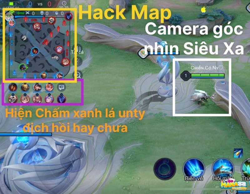 Hack map phá vỡ cơ chế tầm nhìn và sự công bằng trong trận đấu