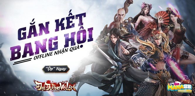 Bang hội kết hợp cày tài nguyên, giao lưu và chiến đấu tập thể