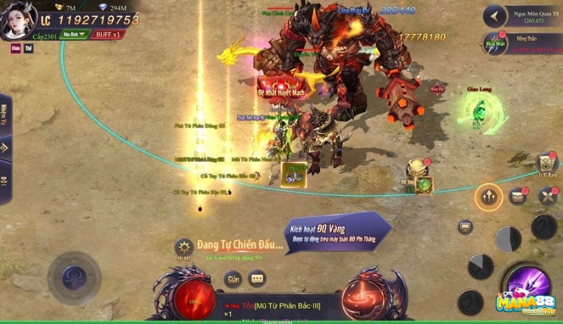 Đồ họa 3D ưu tiên hiệu ứng combat và khả năng quan sát